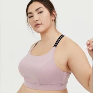Torrid Activewear Light Mauve purple and black size 1x